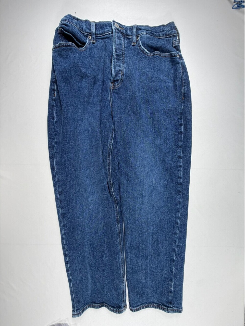 Old Navy Women's Extra High-Rise Curvy Sky-Hi Straight Jeans Size 14